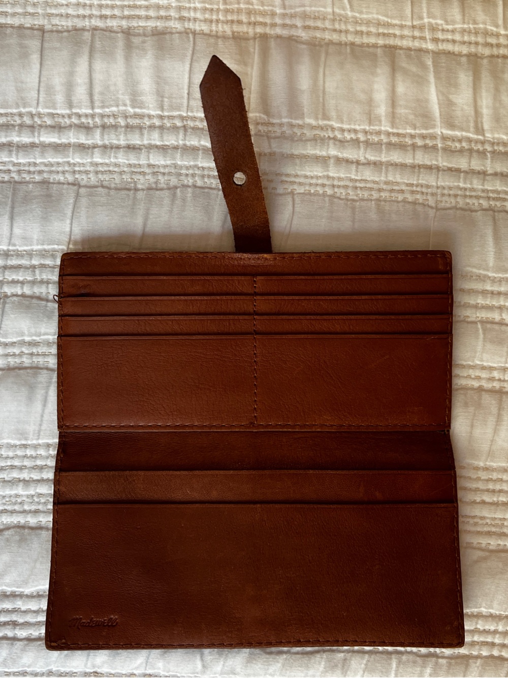 Madewell Brown Leather Long Wallet - Picture 4 of 4